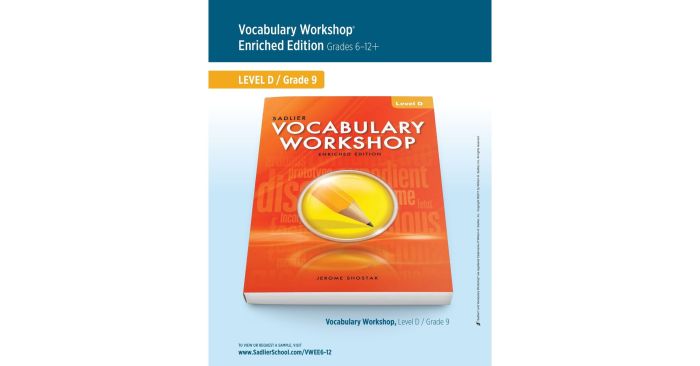 Vocabulary workshop level d unit 2