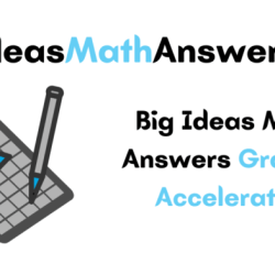 Big ideas math 8.2 answer key