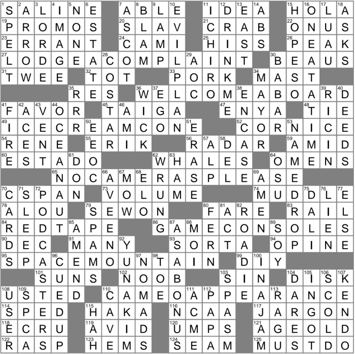 Hot and dry crossword clue