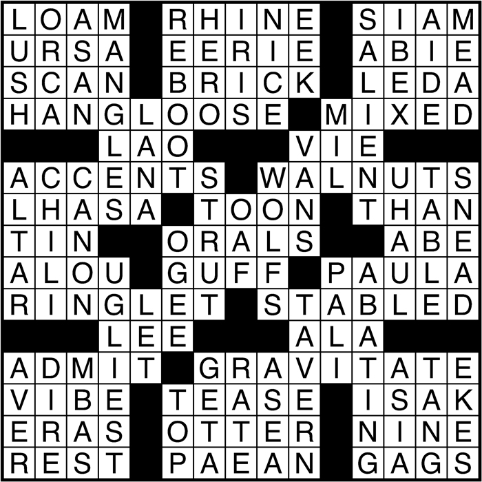 Hot and dry crossword clue