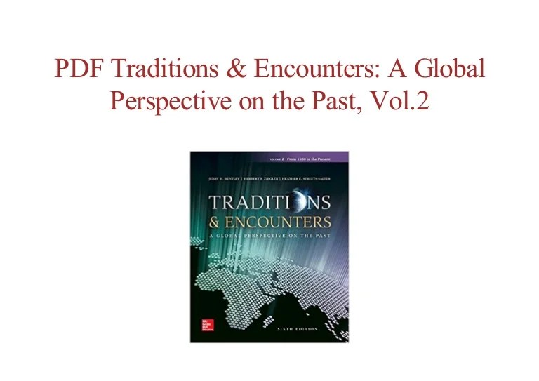 Traditions and encounters sixth edition