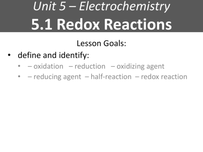 Redox statements classify